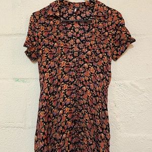 Floral Free People petite mini dress